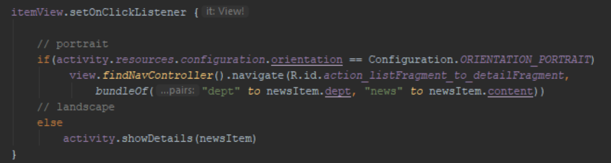 An example of using the lazy keyword in Kotlin