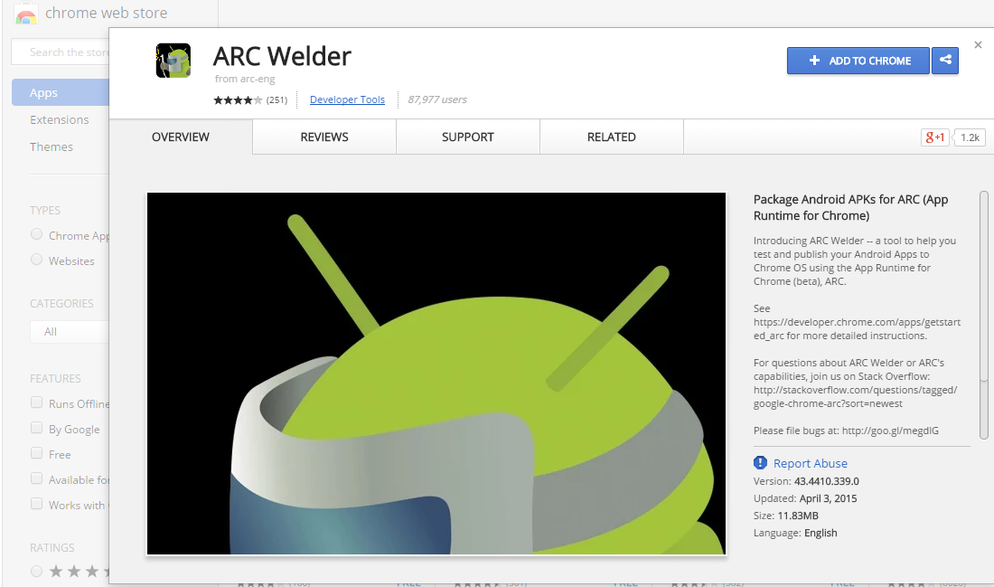 used org chromium arc applauncher